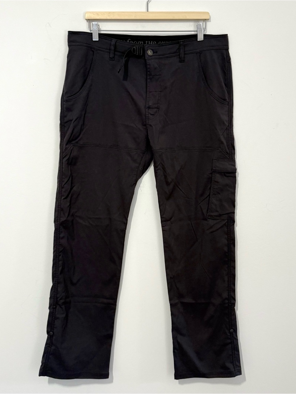 prAna Men’s Zion II Belted Roll Snap Up Hiking Outdoor Pants